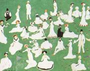 Repose Society in Top Hats (mk19), Kasimir Malevich